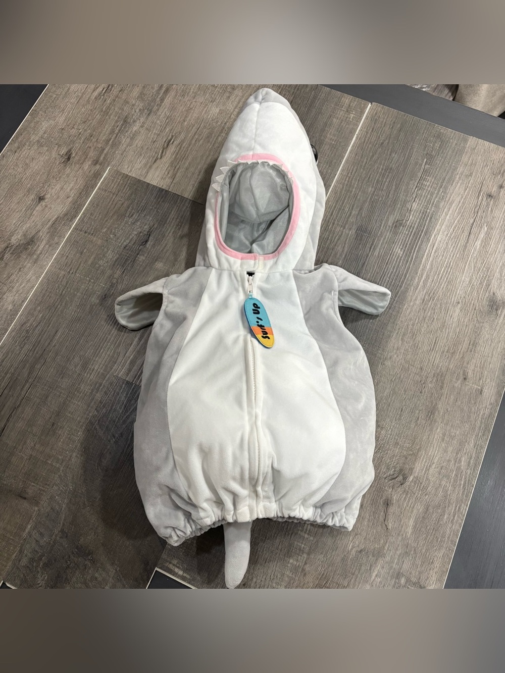 Shark Halloween Bubble Unisex Costume, Size 18 months, GUC